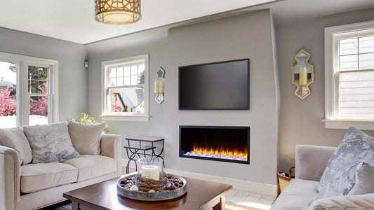 SimpliFire Scion 55" Electric Fireplace SF-SC55-BK NOW SF-SCN55