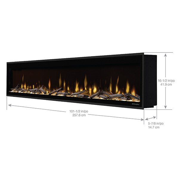 Dimplex EVO100 Ignite Evolve 100" Built-In Linear Electric Fireplace EVO100