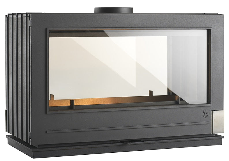 Invicta Aaron Linear See-Through Wood Stove 6129-04