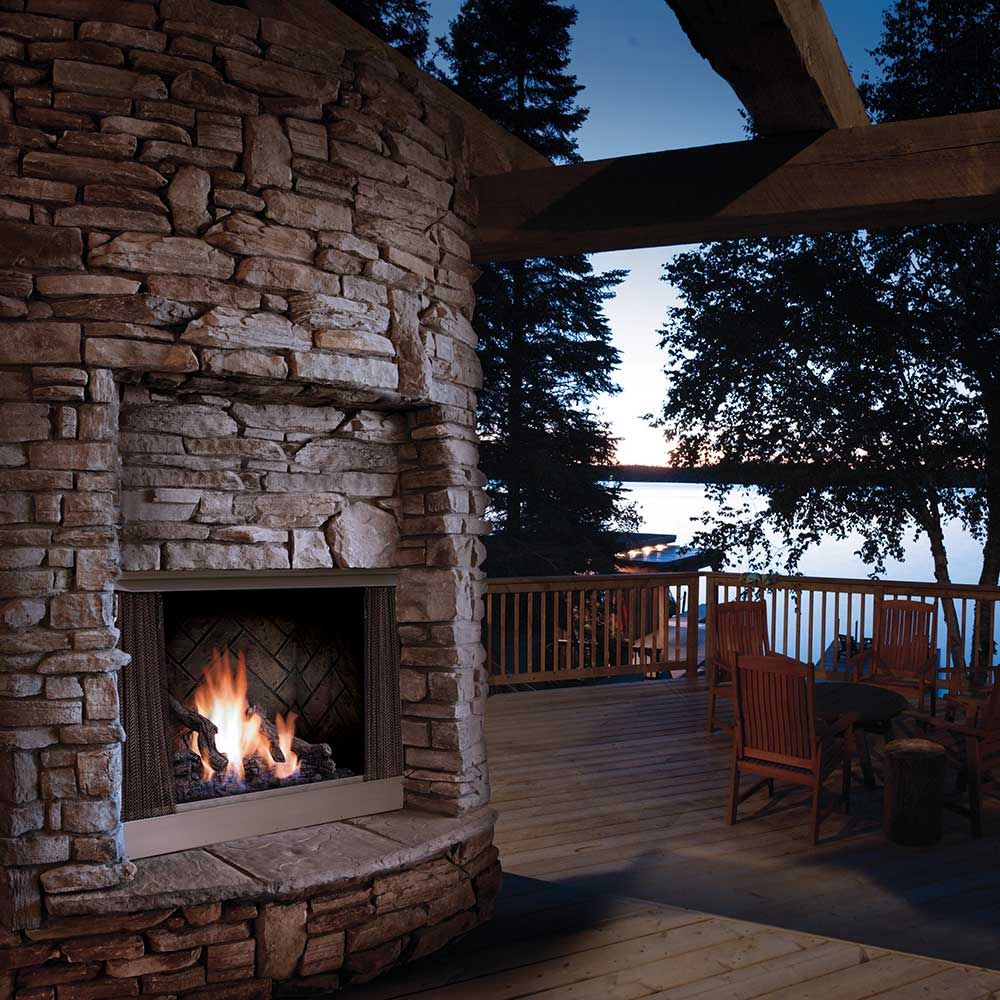 Marquis Aurora 42" Zero Clearance Outdoor Gas Fireplace OFP