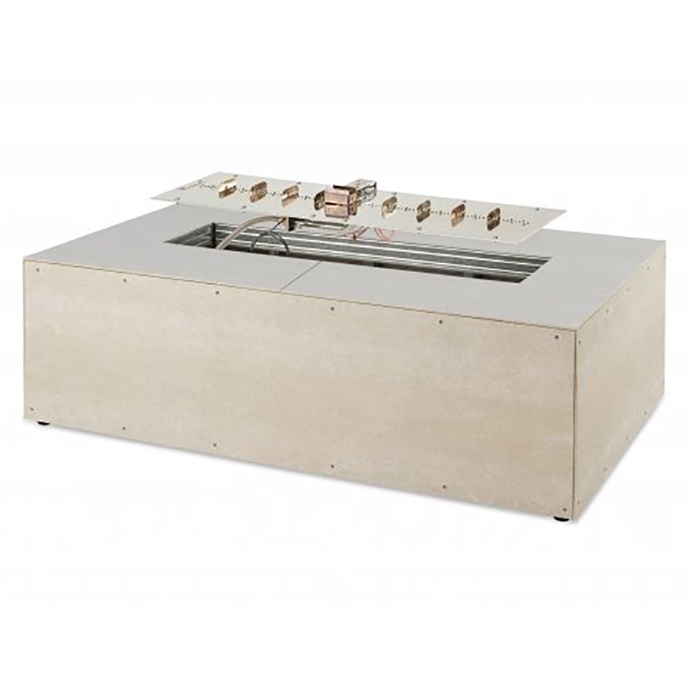 Outdoor Greatroom 60" Ready To Finish Linear Fire Pit Table Kit RTF60TL-K