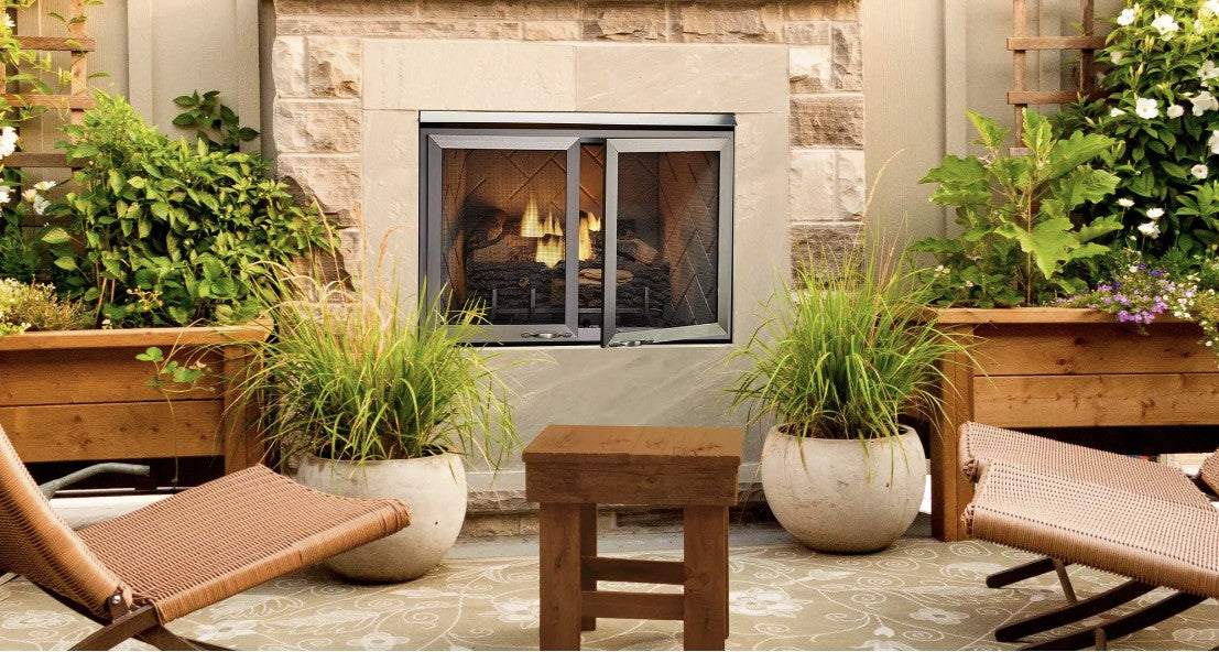 Majestic Vesper 36" Outdoor Gas Fireplace VOFB36