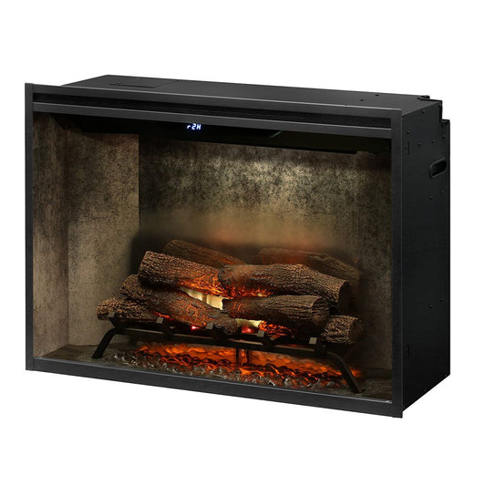 Dimplex 36" Revillusion Built-In Electric Firebox Weathered Concrete RBF36WC-FG