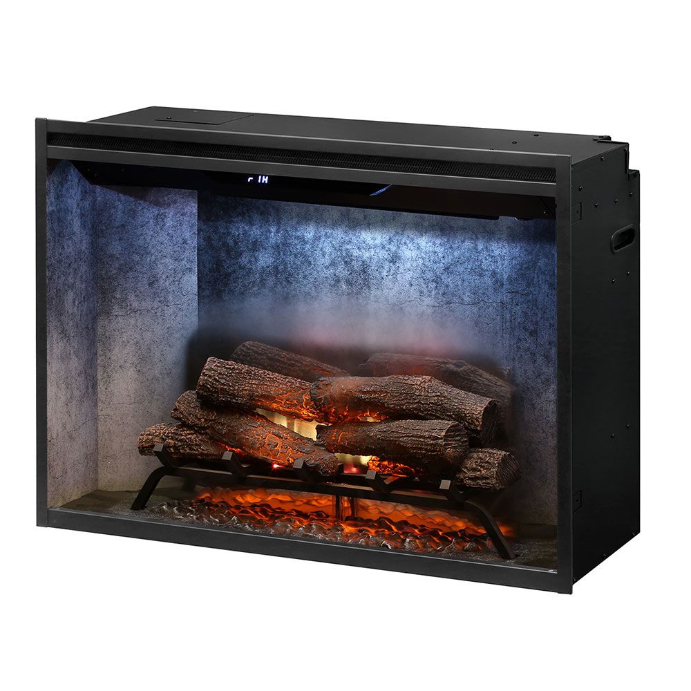 Dimplex 36" Revillusion Built-In Electric Firebox Weathered Concrete RBF36WC-FG