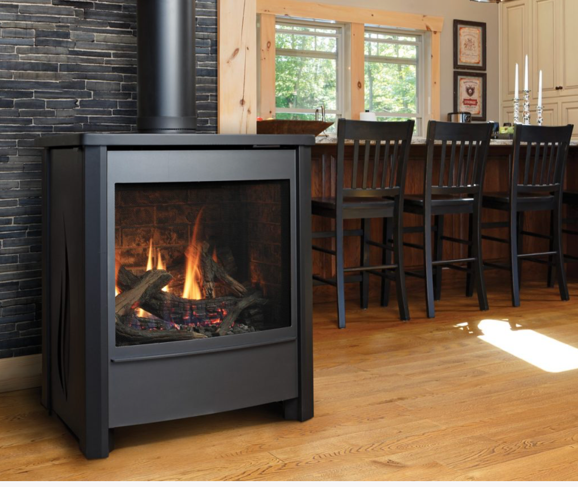 Kingsman Freestanding Direct Vent Gas Stove FDV45