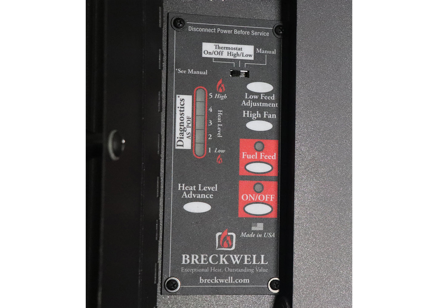 Breckwell Sonora Freestanding Pellet Stove SP23L