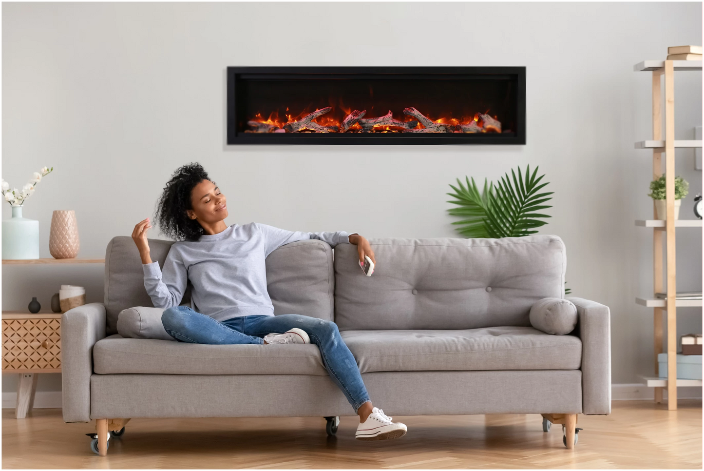 Amantii 60" Symmetry Bespoke Electric Fireplace SYM-60-BESPOKE