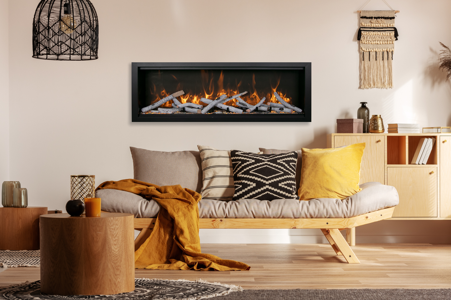 Amantii 60" Symmetry Bespoke Electric Fireplace SYM-60-BESPOKE