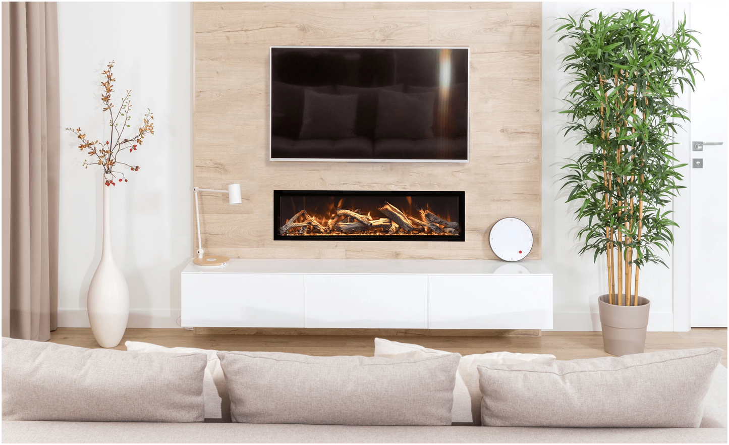 Amantii 60" Symmetry Xtra Tall Bespoke Electric Fireplace SYM-60-XT-BESPOKE