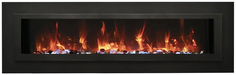 Amantii 72" Mount Electric Fireplace WM-FML-72-7823-STL