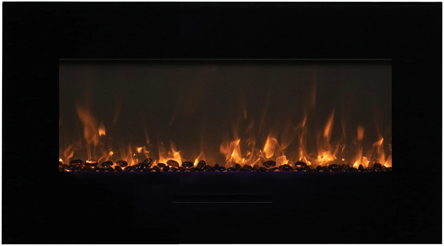 Amantii 48" Linear Electric Fireplace WM-FM-48-5823-BG