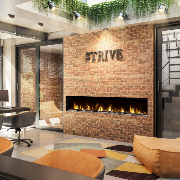 Dimplex XLF10017-XD lgniteXL Bold 100" Built-in Linear Electric Fireplace X-XLF10017-XD