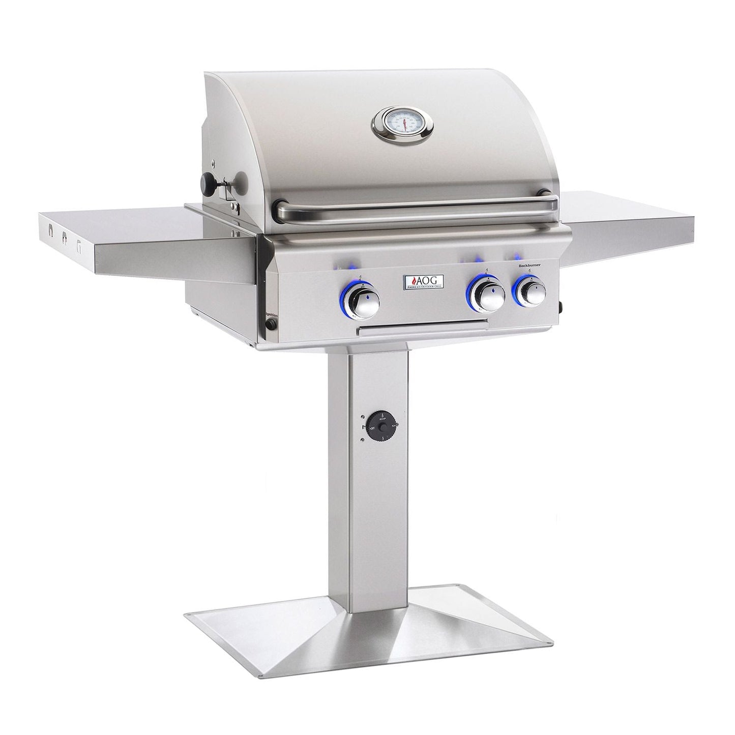 American Outdoor Grill 24" T Series Pedestal Mounted Grill AOG 24NPT
