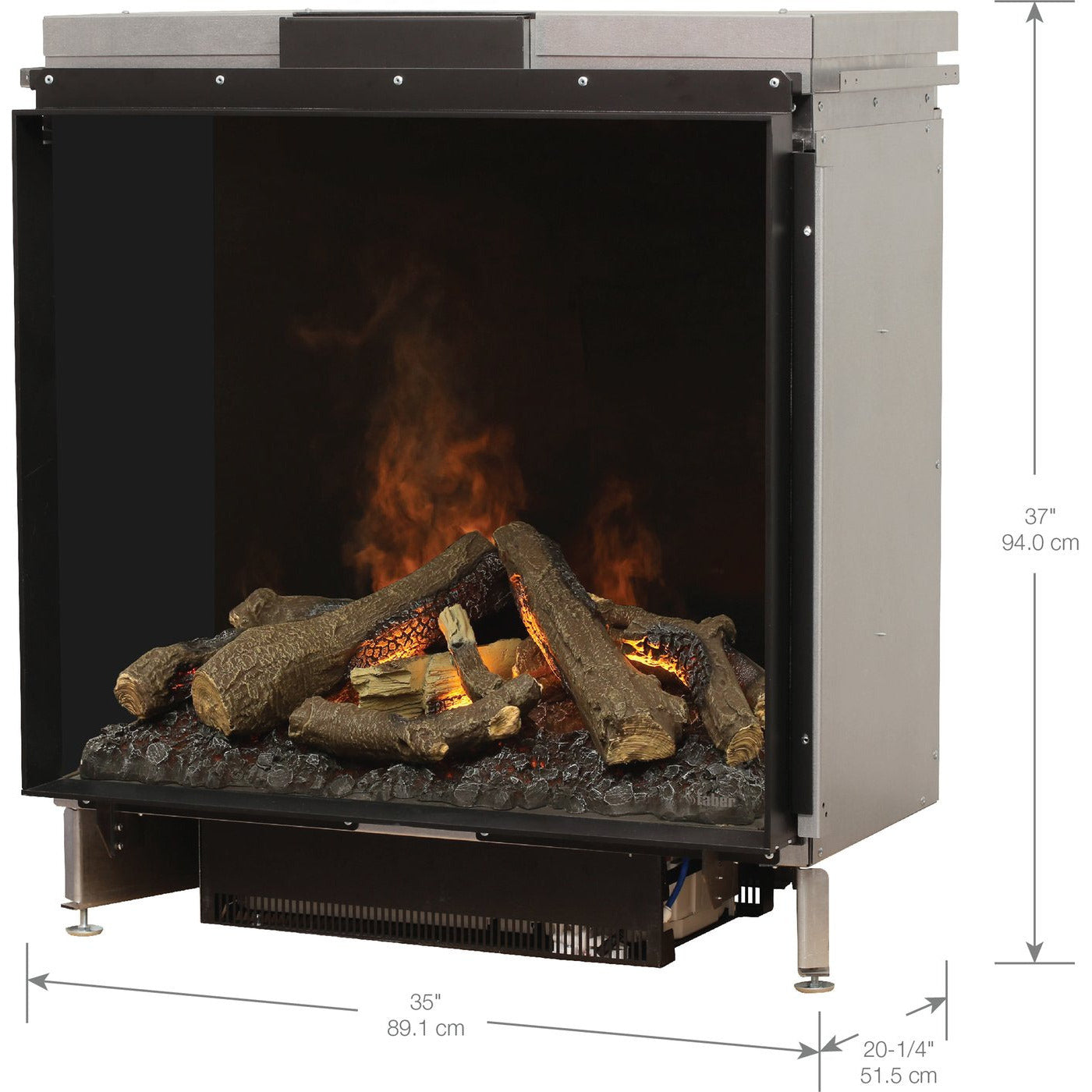 Dimplex OPTIMYST e-MatriX FEF3226L1 Front-facing Built-in Water Vapor Electric Fireplace FEF3226L1