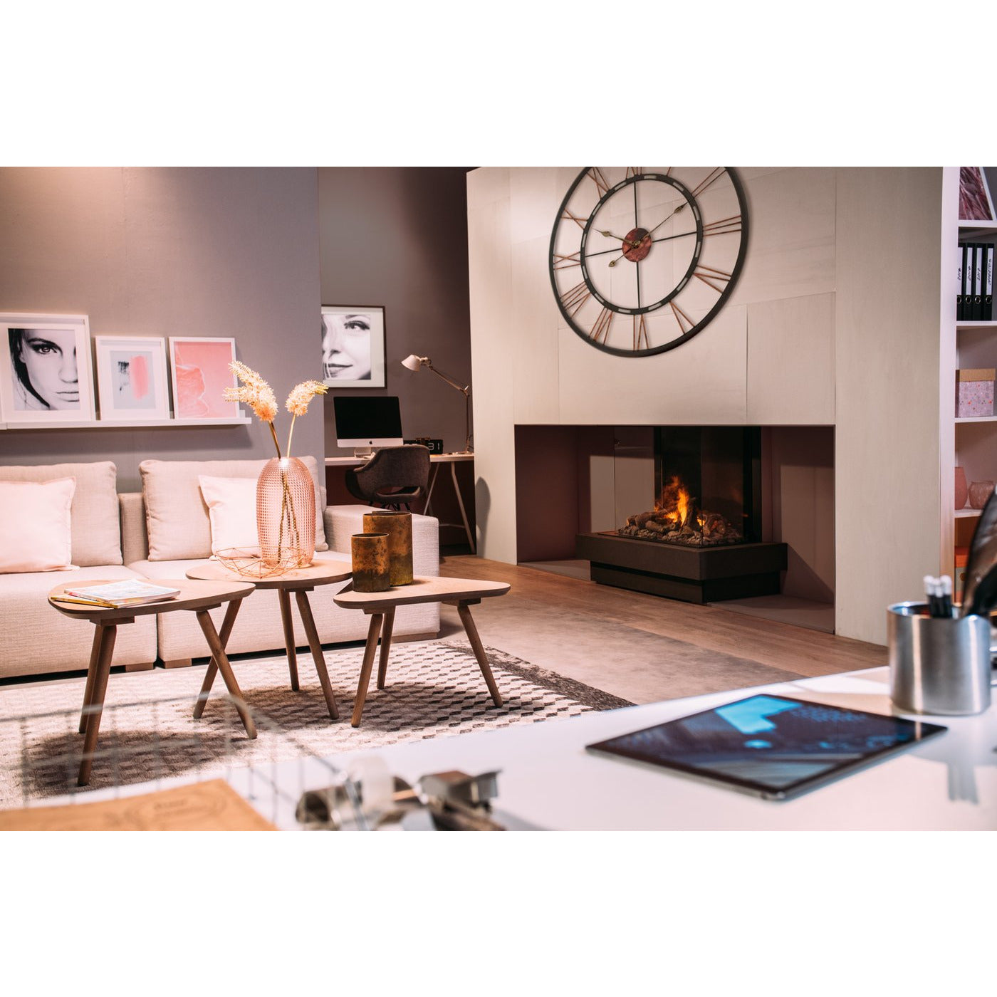 Dimplex e-MatriX Bay Built-in Water Vapor Electric Fireplace FEF3226L3