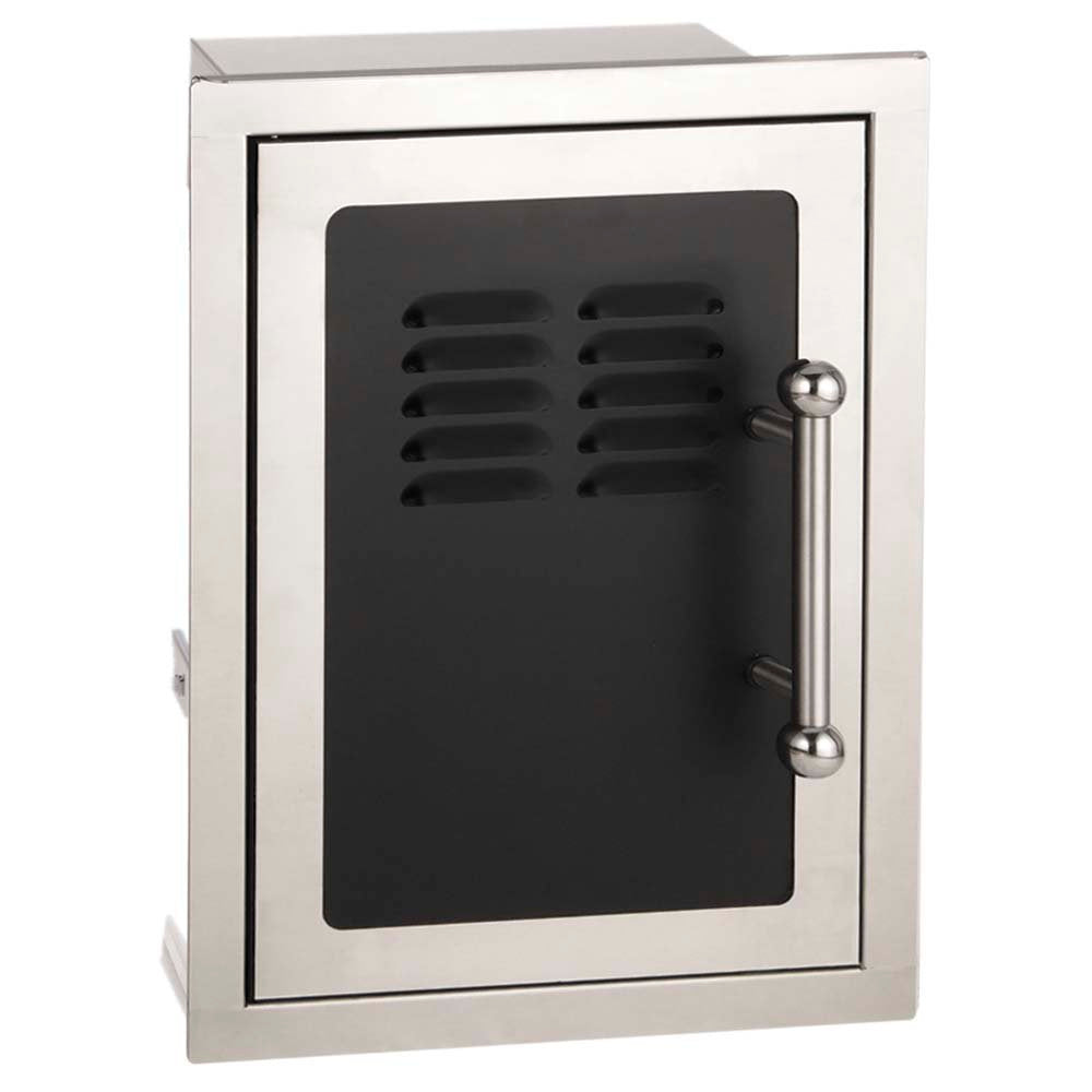 Fire Magic Echelon Black Diamond Door w/ Tank Tray & Louvers