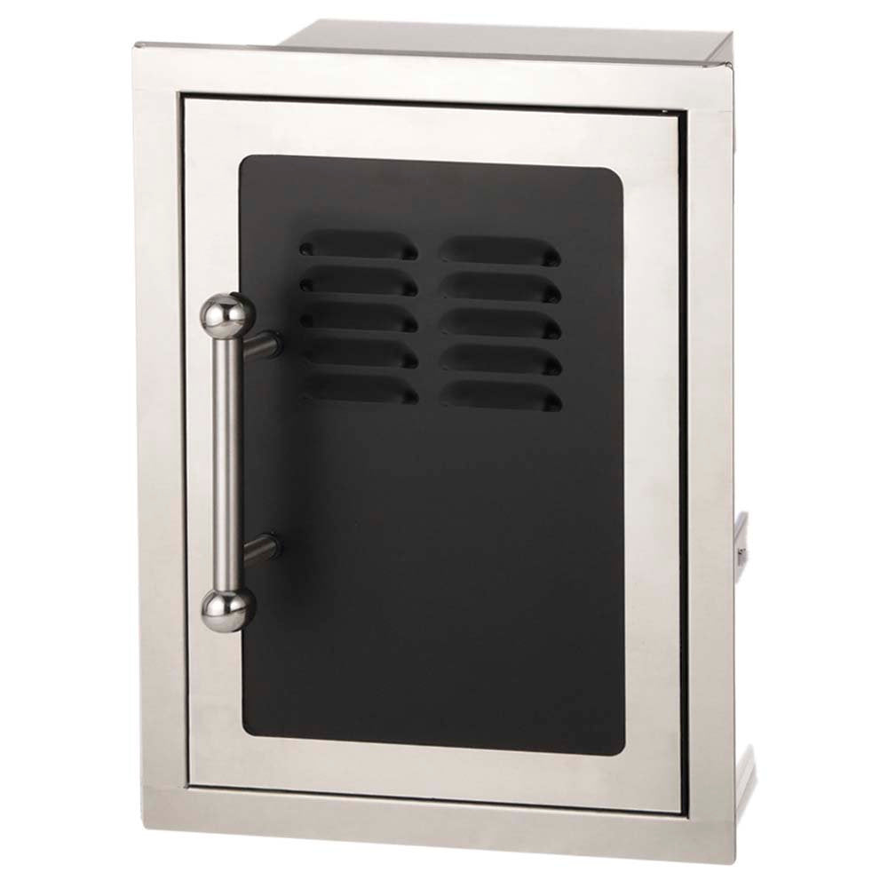 Fire Magic Echelon Black Diamond Door w/ Tank Tray & Louvers