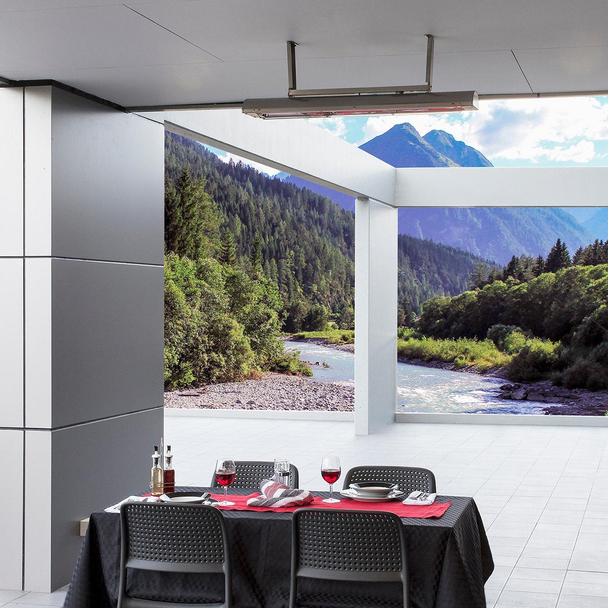 Bromic BH0610003 44" Cobalt Electric 4000W Patio Heater BH0610003