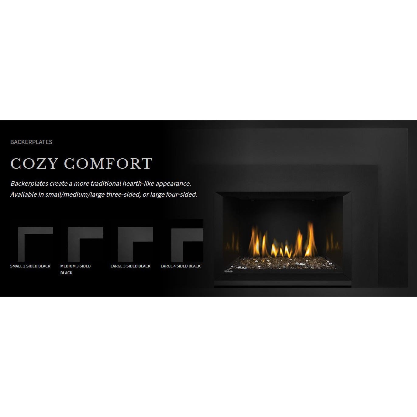 Napoleon Oakville 3 Glass Gas Fireplace Insert GDIG3N-1