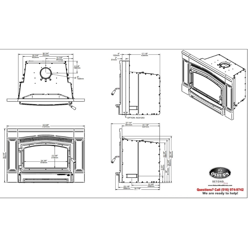 Osburn Matrix 2700 Wood Insert OB02700