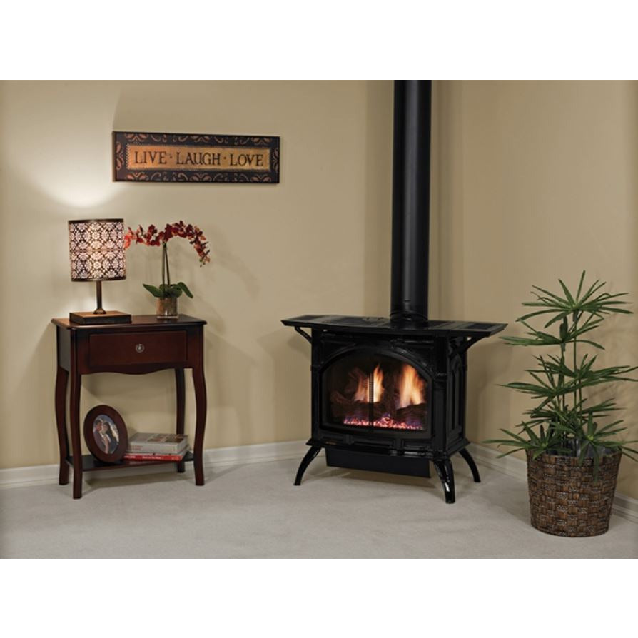 American Hearth Medium Cast Iron Spirit Stove Direct-Vent DVP30CC