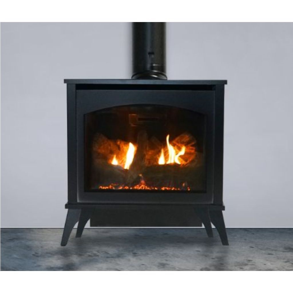 American Hearth Small Steel Spirit Stove Direct-Vent DVP20MS