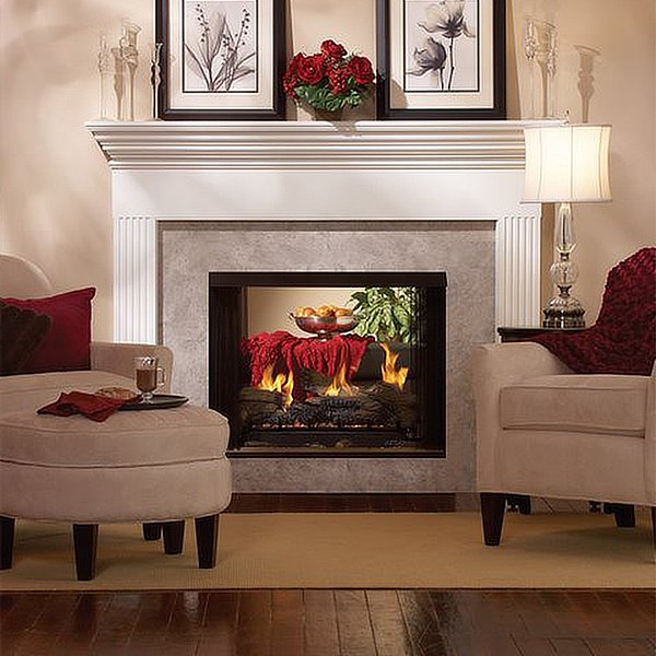 Empire Comfort Systems 36" Tahoe Premium Peninsula/See-Thru Fireplace DVP36