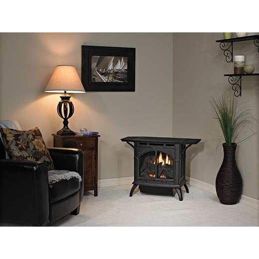 American Hearth Small Cast Iron Spirit Stove Vent Free 10K BTUs VFD10CC30