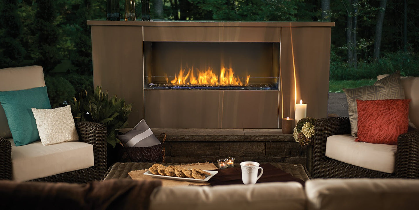 Napoleon 48" Galaxy Single-Sided Outdoor Gas Fireplace GSS48E