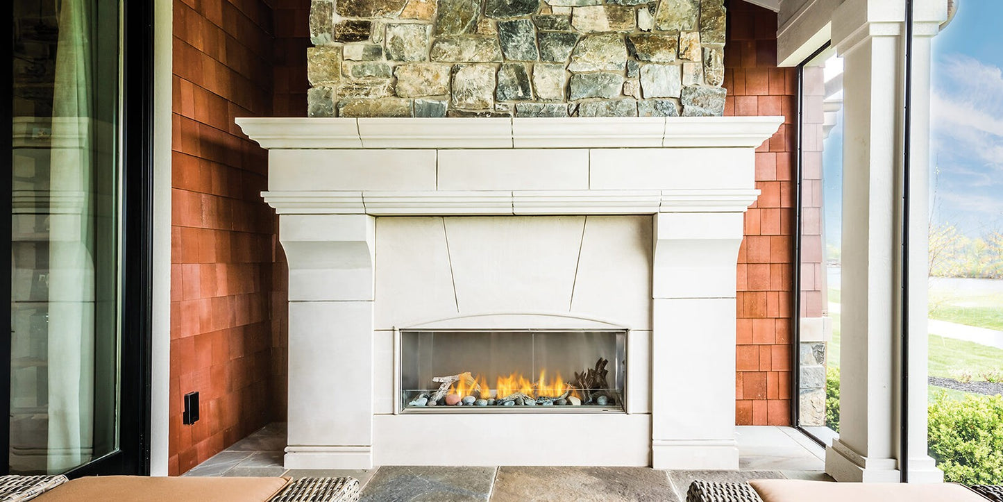 Napoleon 48" Galaxy Single-Sided Outdoor Gas Fireplace GSS48E