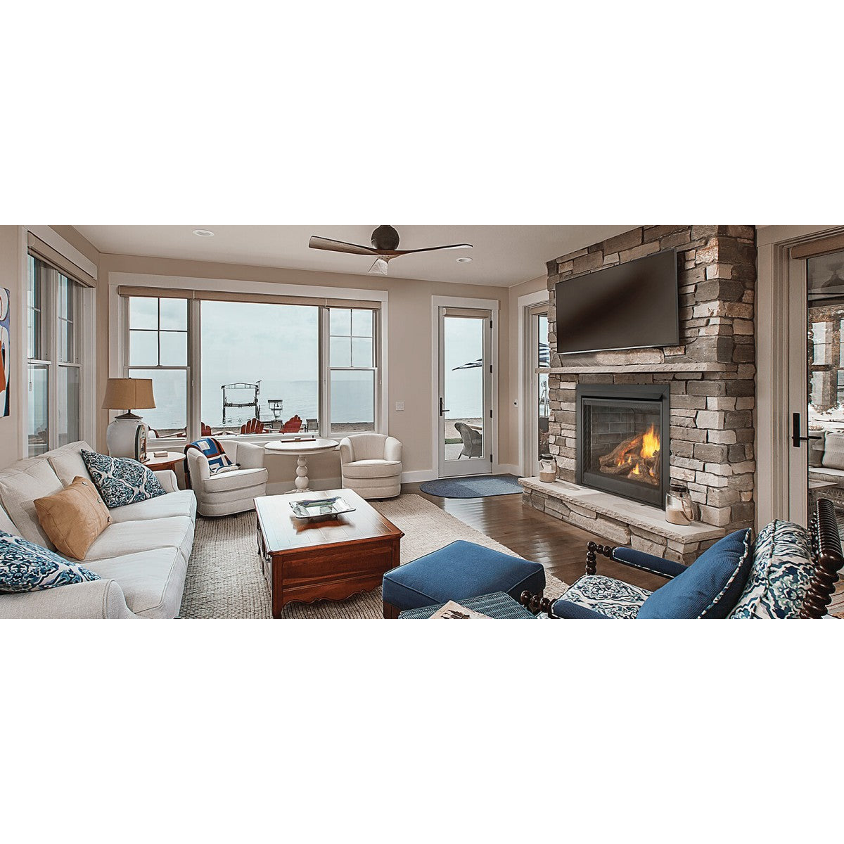 Napoleon Ascent Deep X Series 42" Direct Vent Gas Fireplace DX42