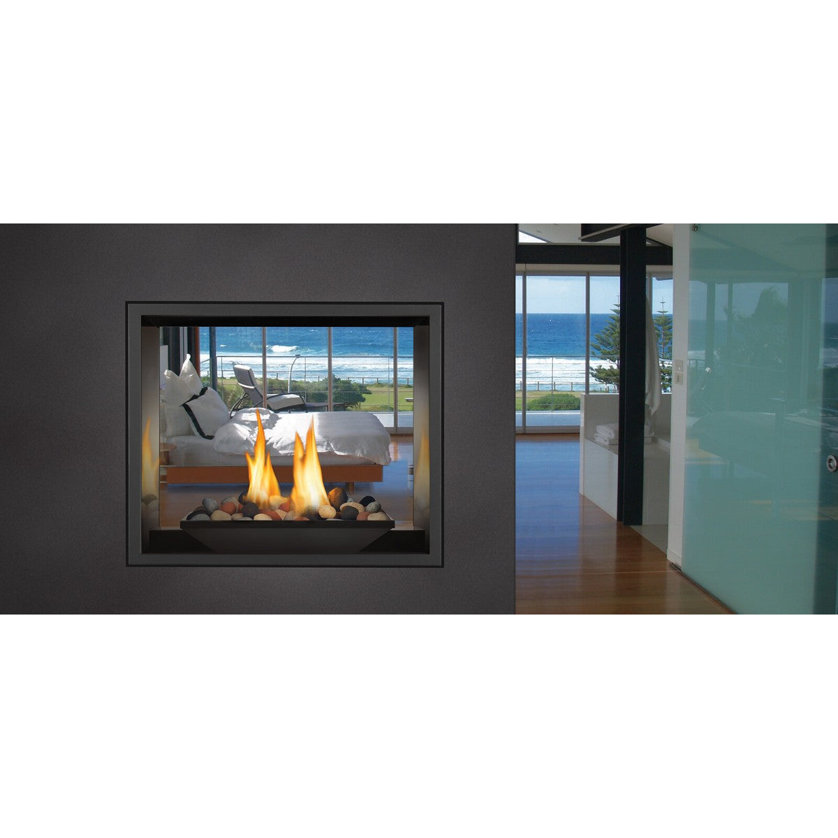 Napoleon High Definition See-Through Gas Fireplace HD81NT-1