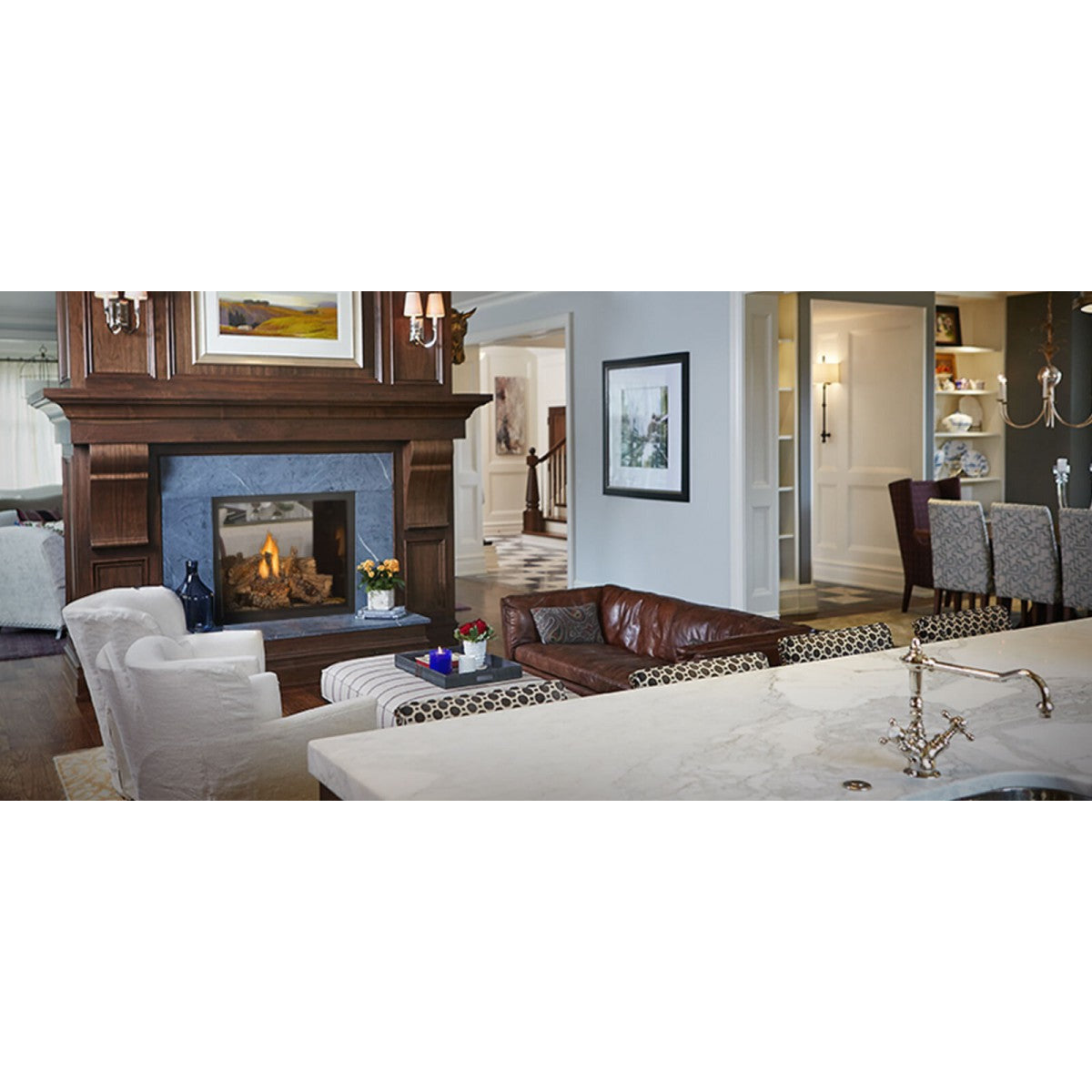 Napoleon High Definition See-Through Gas Fireplace HD81NT-1