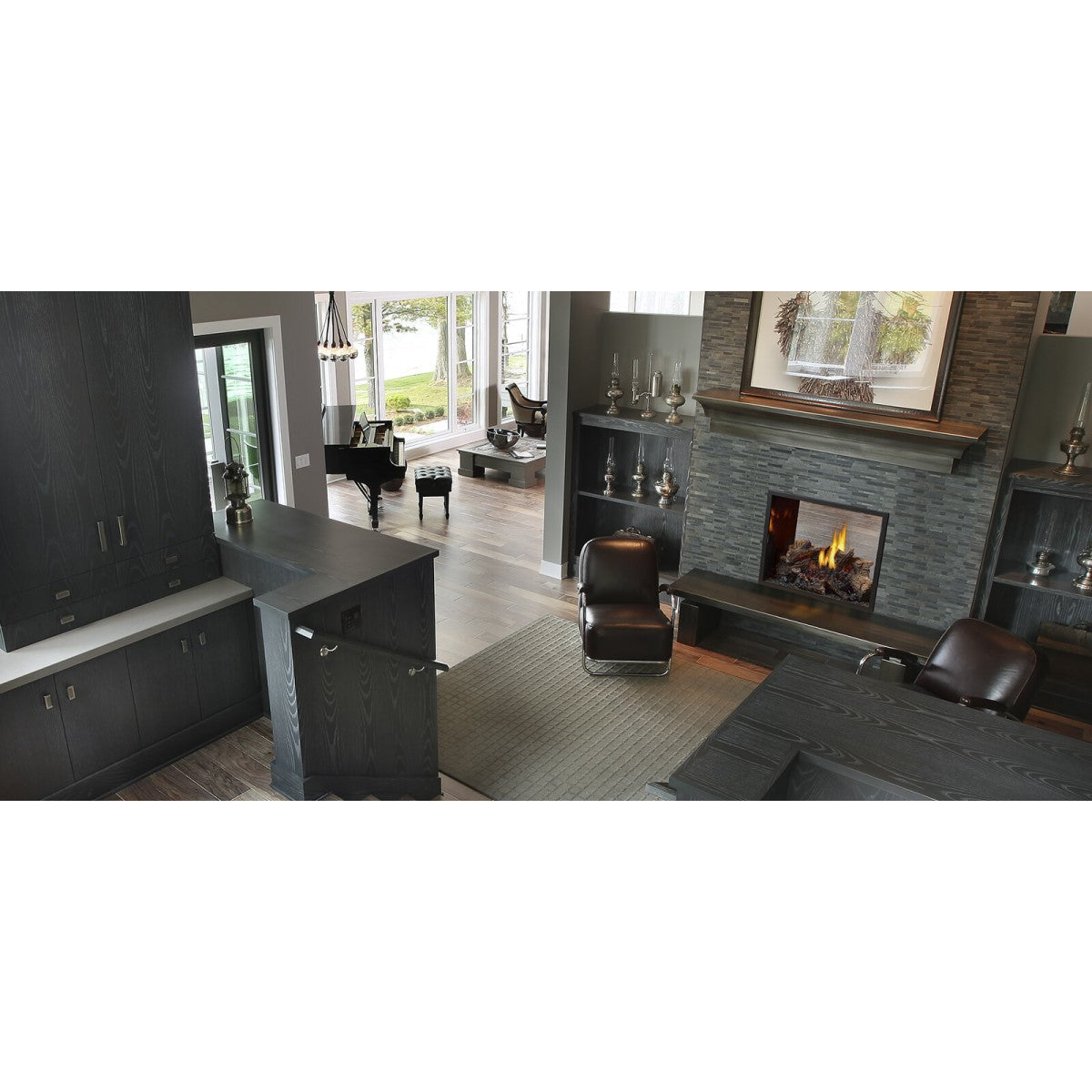 Napoleon High Definition See-Through Gas Fireplace HD81NT-1