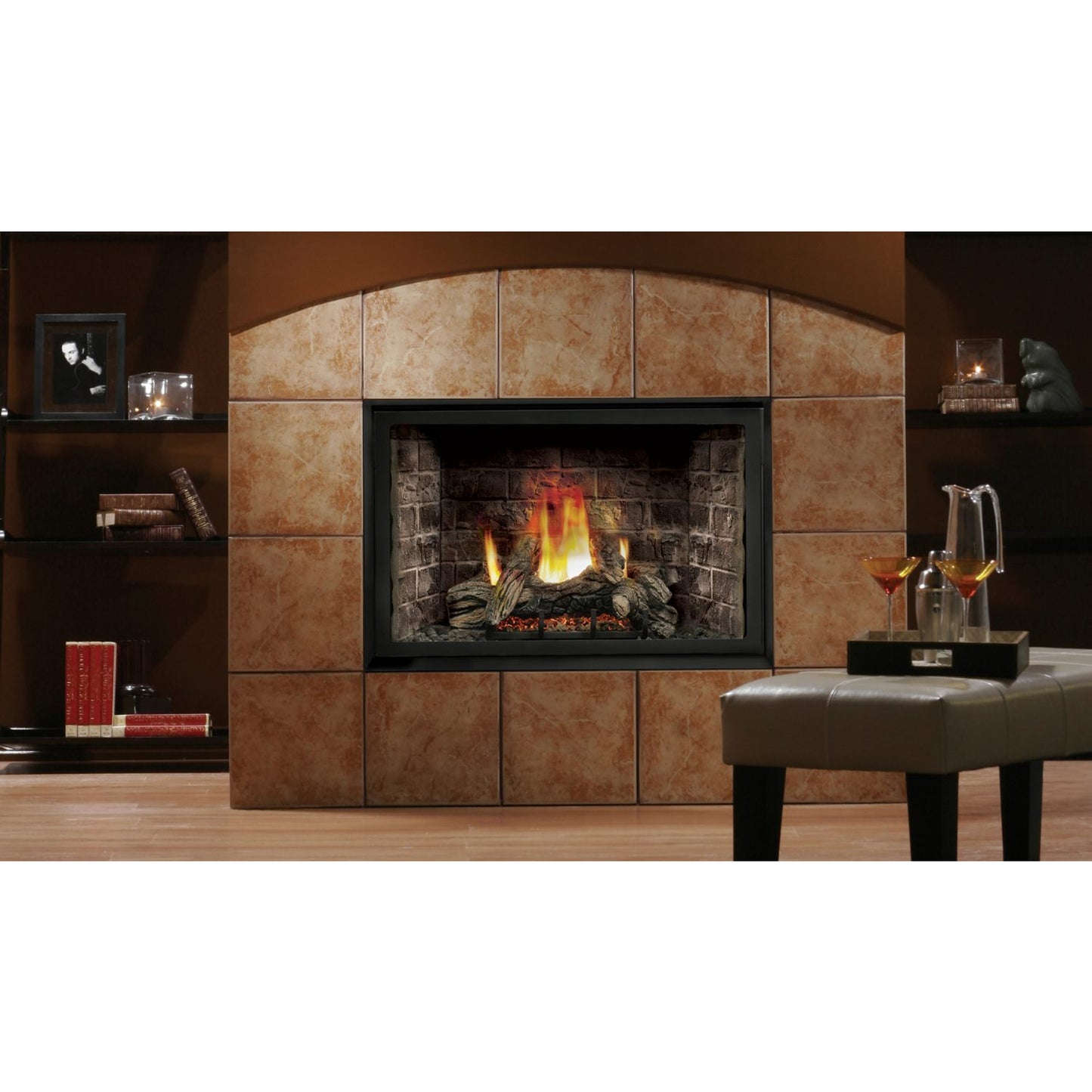 Kingsman 36" Zero Clearance Direct Vent Gas Fireplace HBZDV3628