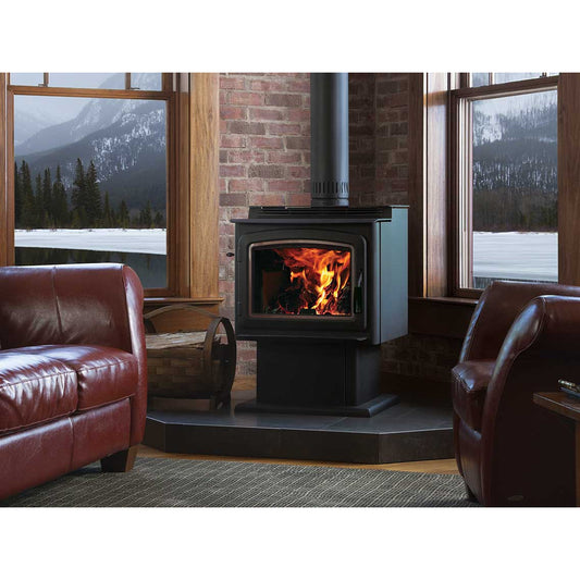 Iron Strike Grandview 230 Free Standing Wood Stove GV230GL