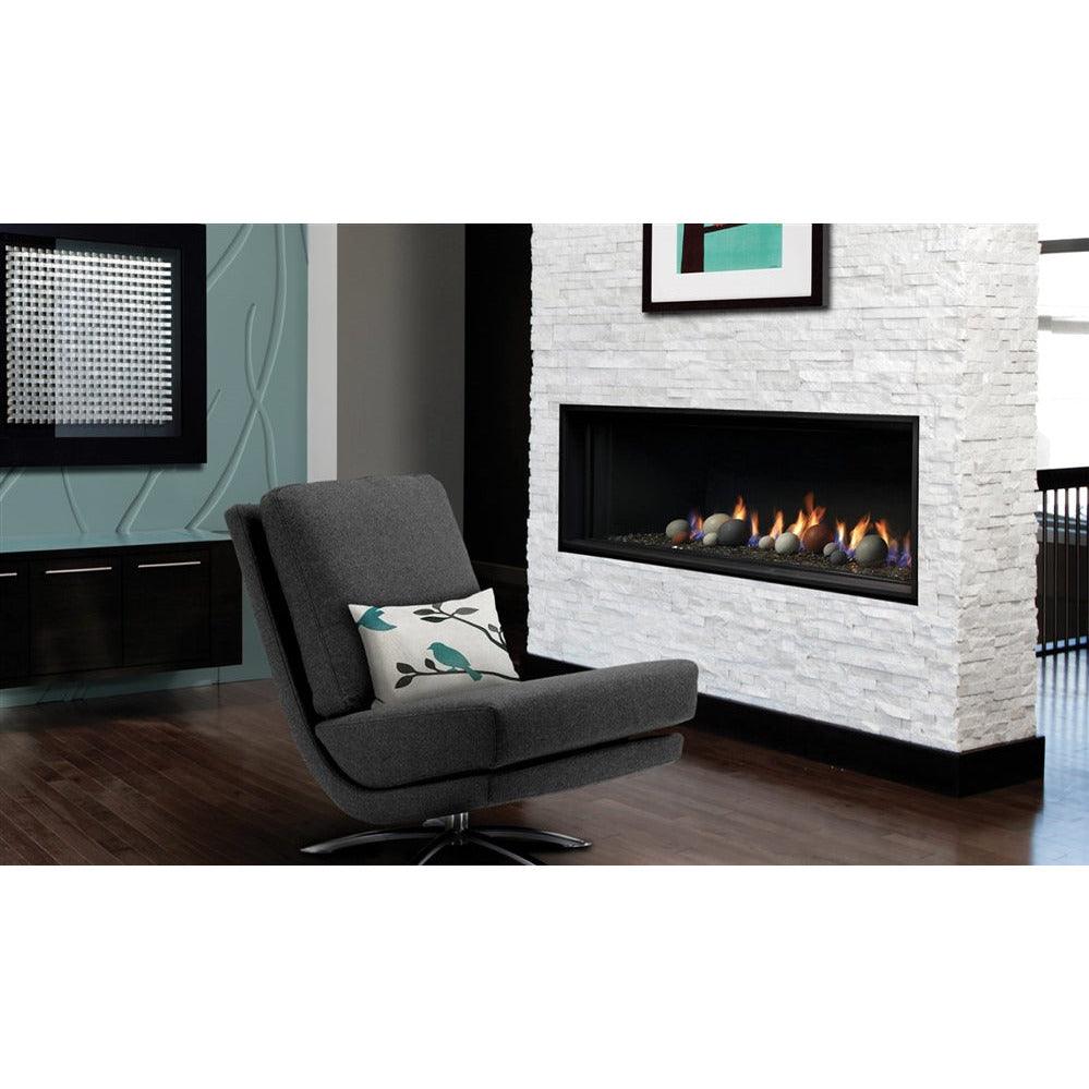 Kingsman 60" Direct Vent Linear Gas Fireplace ZCVRB60