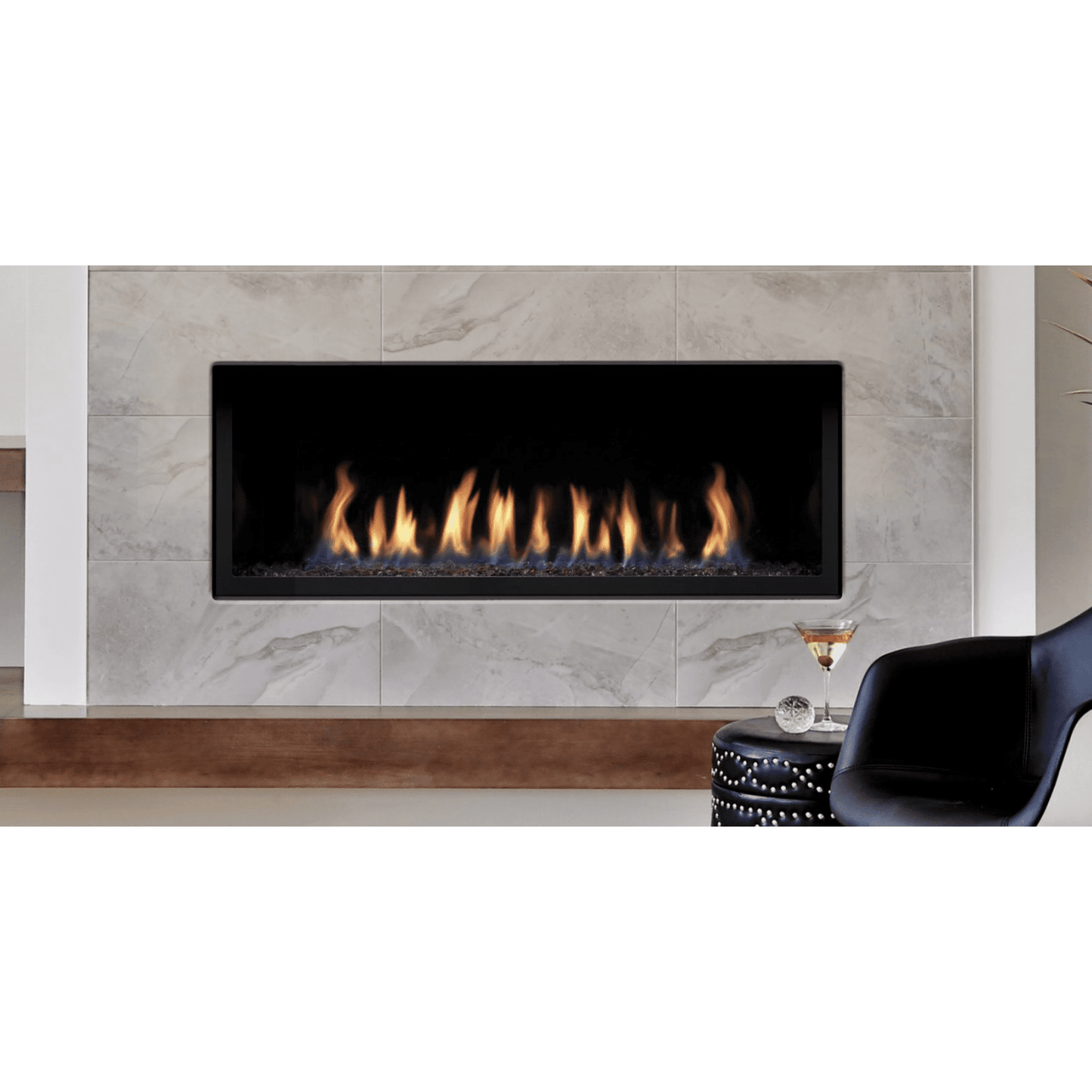 Kingsman 47" Direct Vent Linear Gas Fireplace ZCVRB47