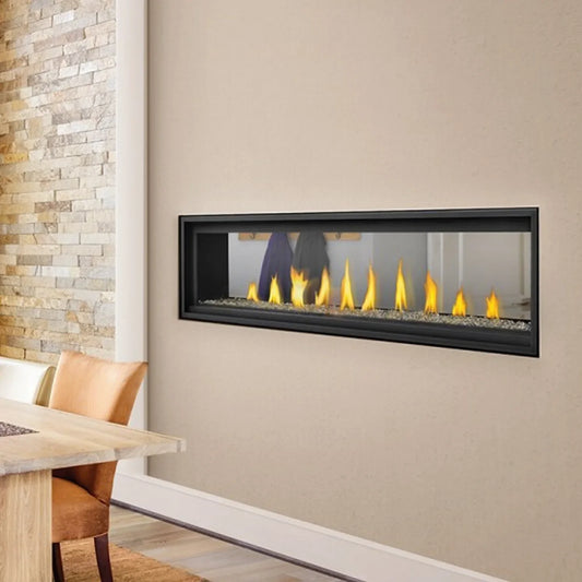 Napoleon Vector 74" See Thru Direct Vent Gas Fireplace LV74N2