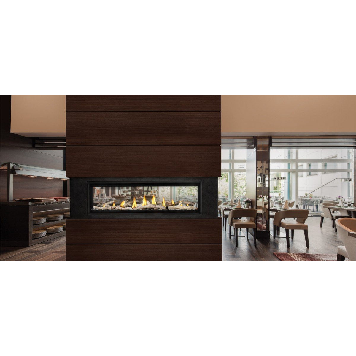 Napoleon Luxuria Series 50" Linear See-Thru Fireplace LVX50N2X-1