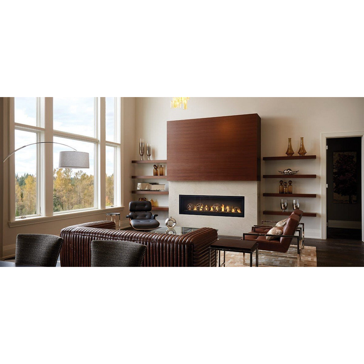 Napoleon Luxuria Series 50" Linear See-Thru Fireplace LVX50N2X-1