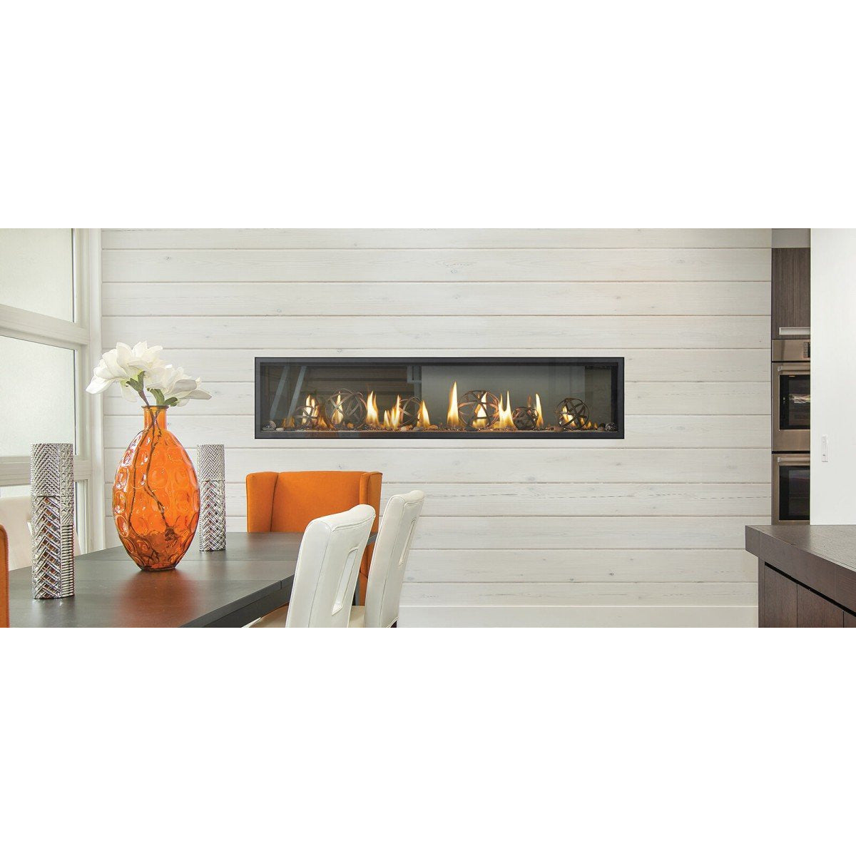 Napoleon Luxuria Series 74" Linear Gas Fireplace LVX74NX-1