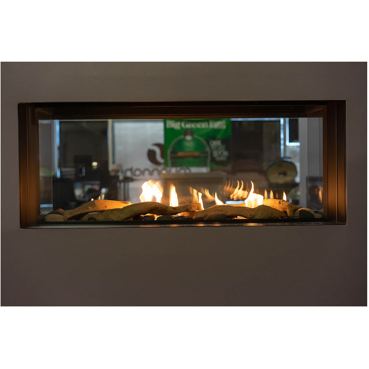 Sierra Flame Lyon 48" 4 Sided See-Through Gas Fireplace LYON-48-NG