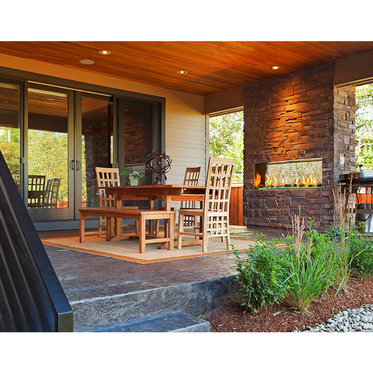 Majestic Lanai 48" See-Through outdoor fireplace with IntelliFire ODLANAIGST-48