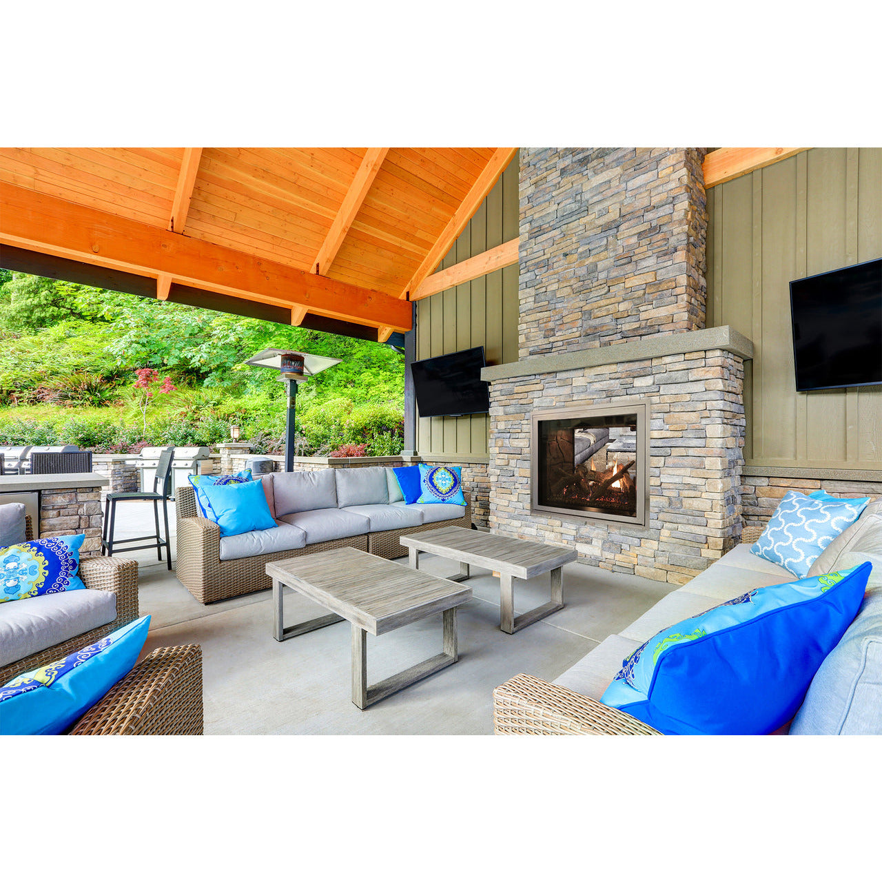 Empire Comfort Systems Rushmore 40" See-Through Fireplace DVCT40CSP95