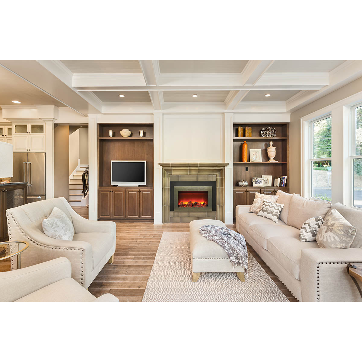 Amantii 30" Deep Electric Fireplace Insert INS-FM-30