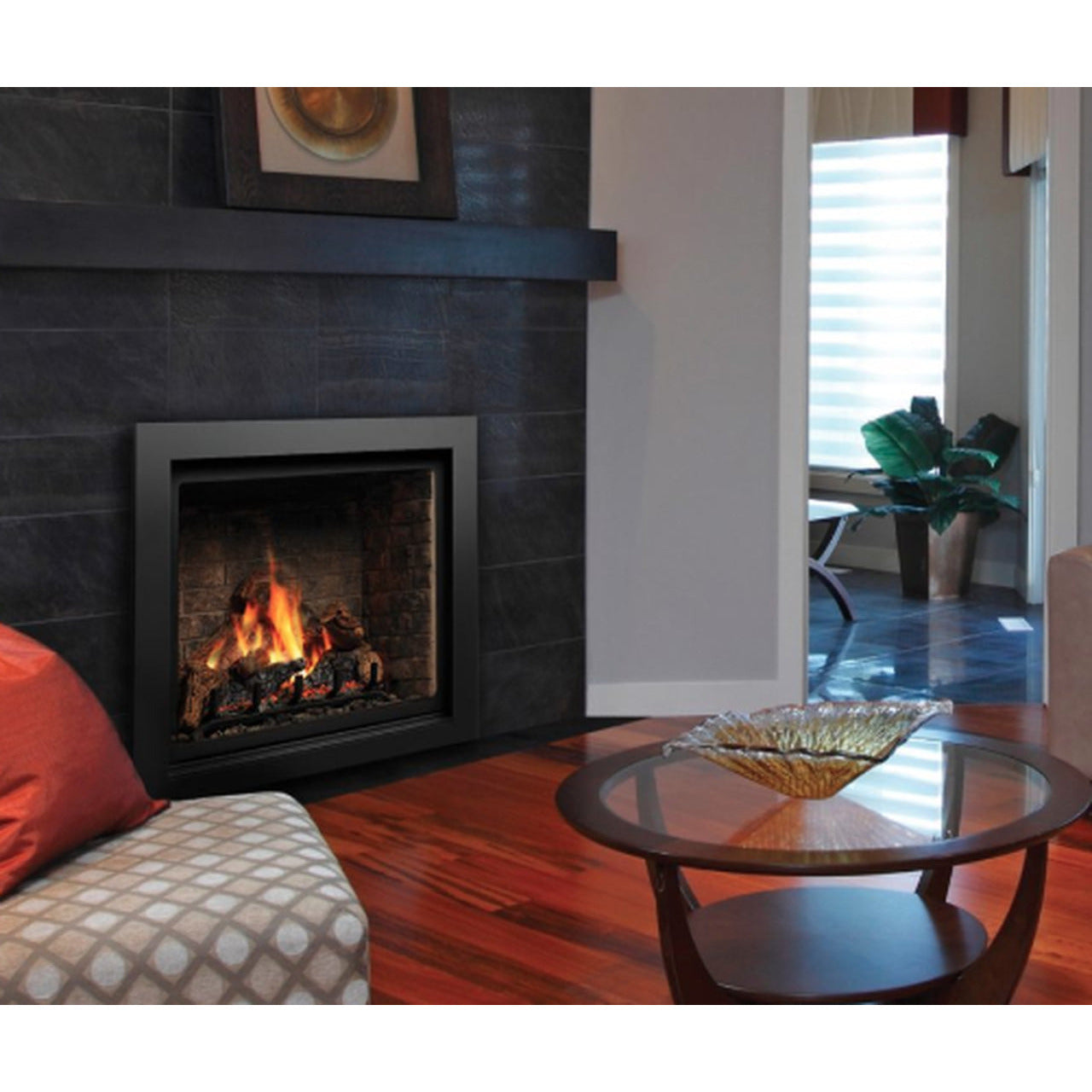 Kingsman 39" Direct Vent Linear Gas Fireplace ZCV39