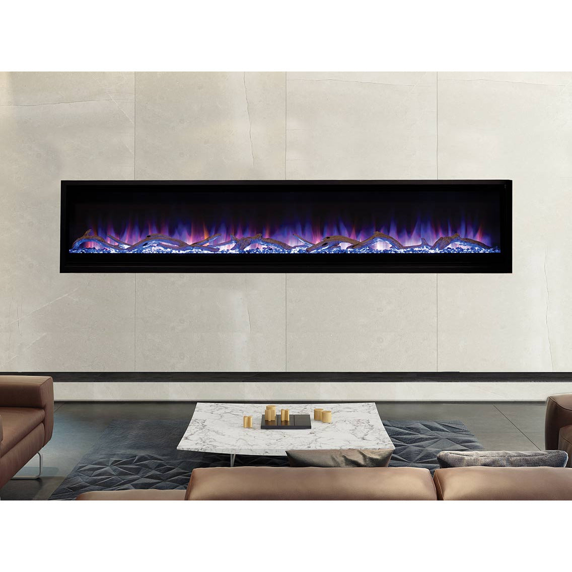 Superior 60" Contemporary Linear Electric Fireplace MPE-60D