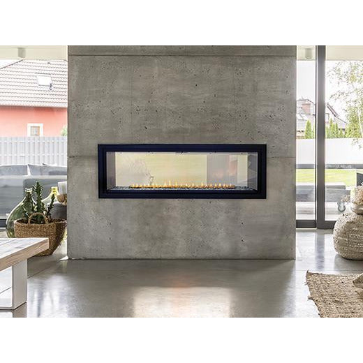 American Hearth 48" Boulevard Vent Free Linear See-Through Fireplace VFLB48SP90