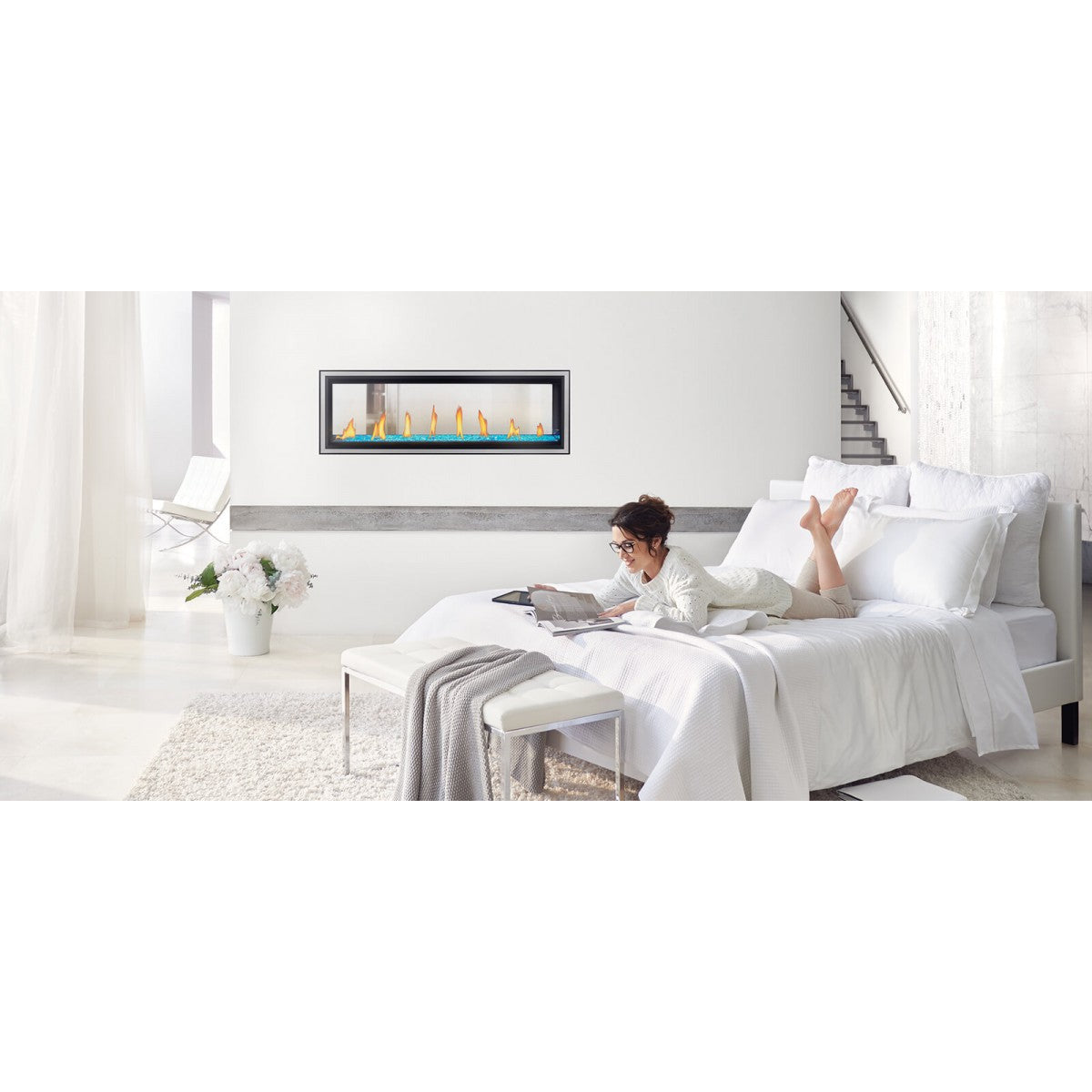 Napoleon Vector 50" See Thru Direct Vent Gas Fireplace LV50N2-2